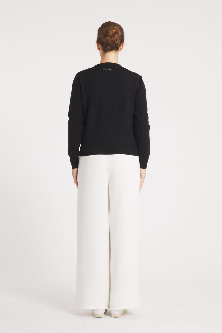 The Duchess | Down / Wool Jacket | Midnight Black - Cotes of London