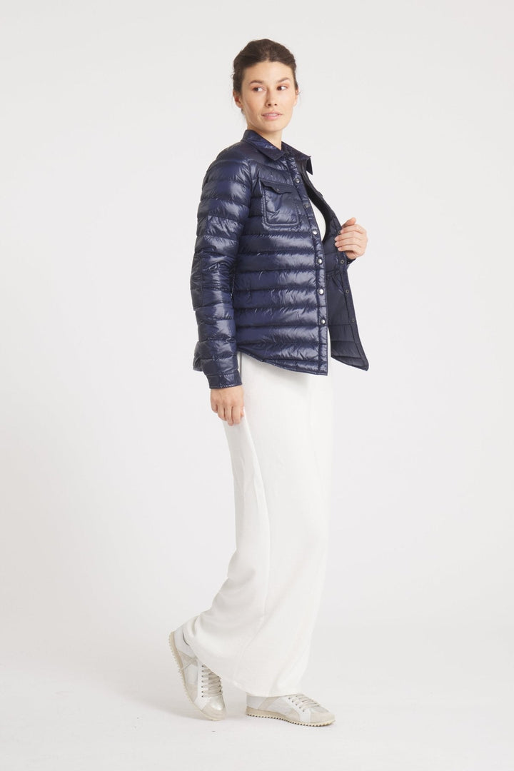 The Harrow Royale | Down Shirt | Ink Navy - Cotes of London