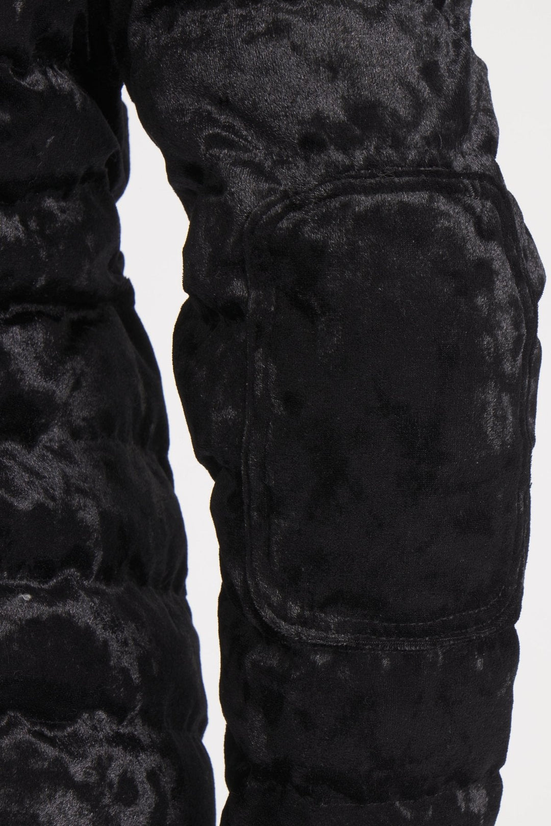 The Harrow Velour | Down Shirt | Midnight Black - Cotes of London