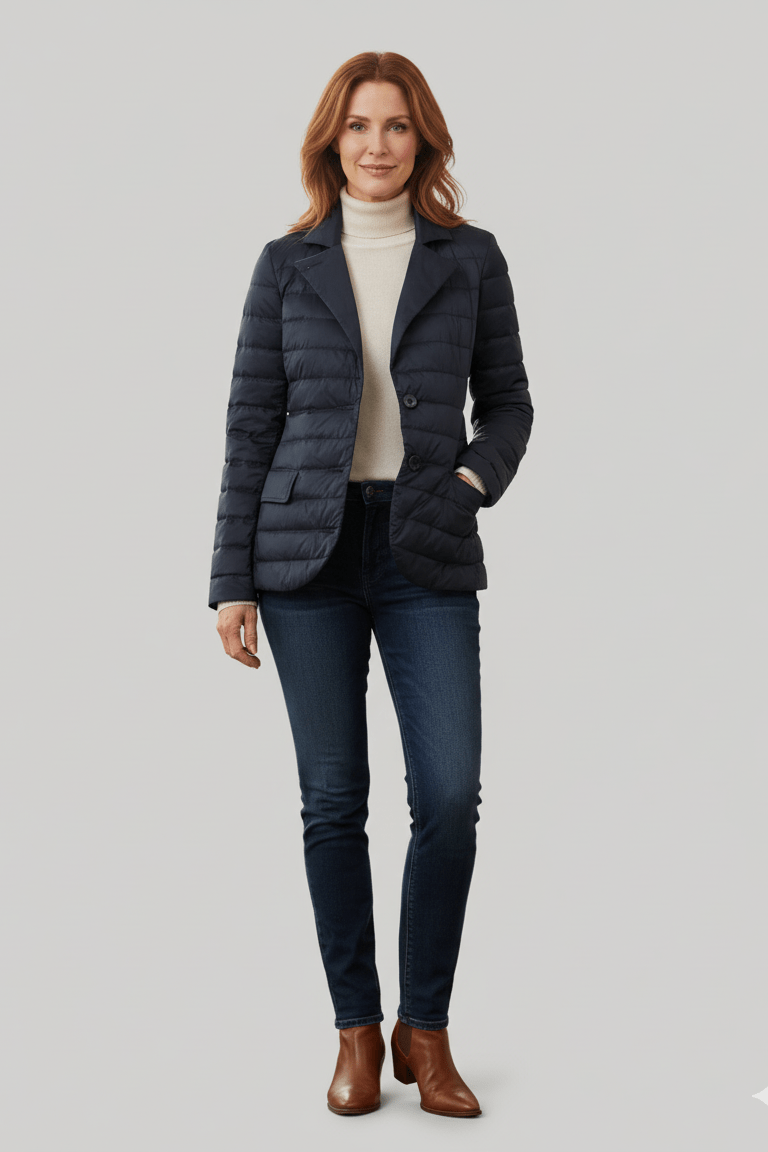 The Mayfair | Down Blazer | Ink Navy - Cotes of London